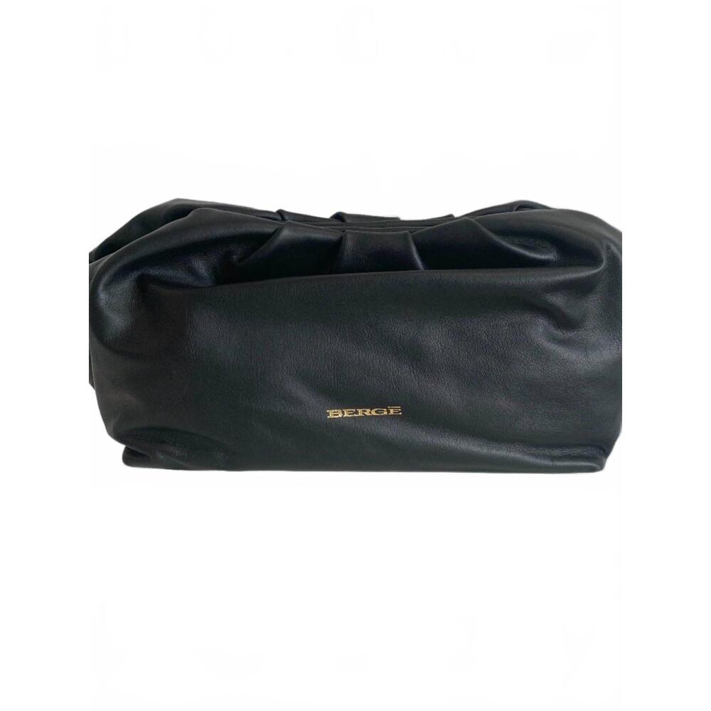 NEW BERGE tramonto chain handle handbag in black